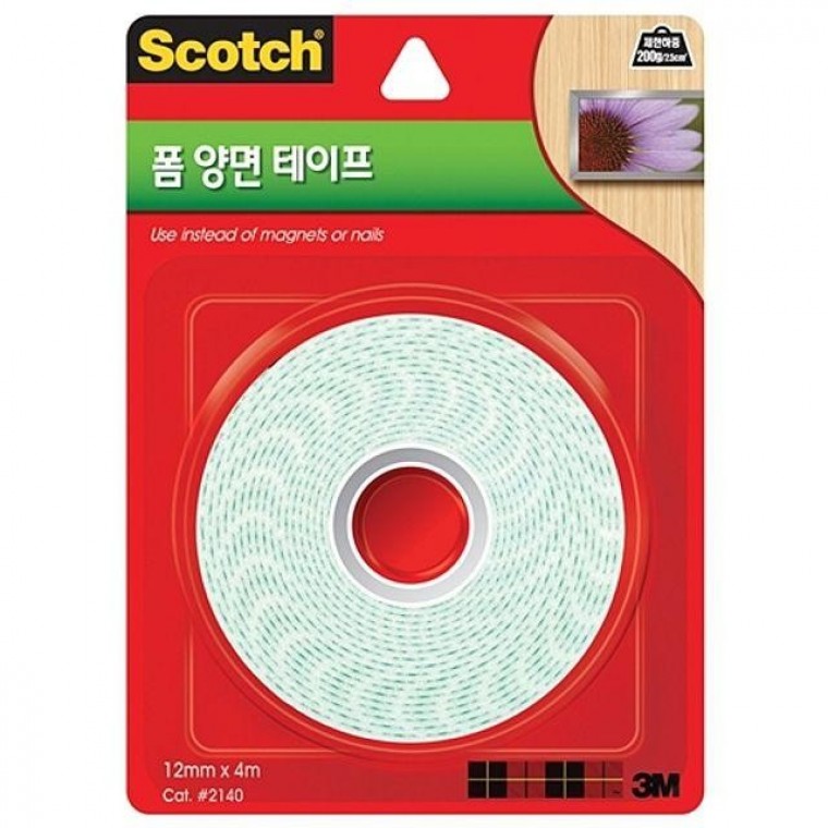 3M 폼 양면 테이프 2140 폼양면 오피스 - 메인 이미지