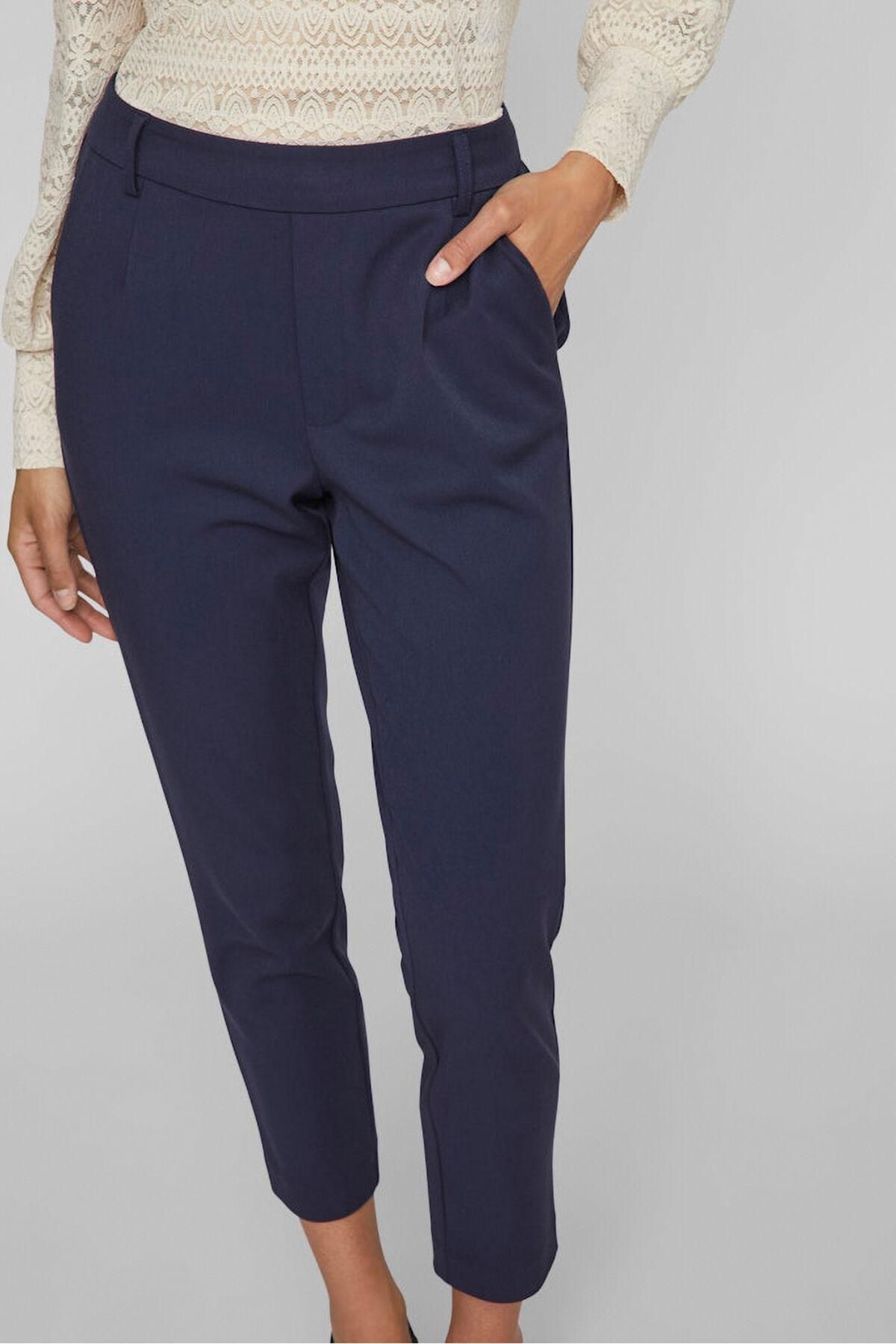 빌라 슬림핏 테크니컬 네이비 카프리 팬츠 6398172 AZUL MARINO - 상세 이미지 4