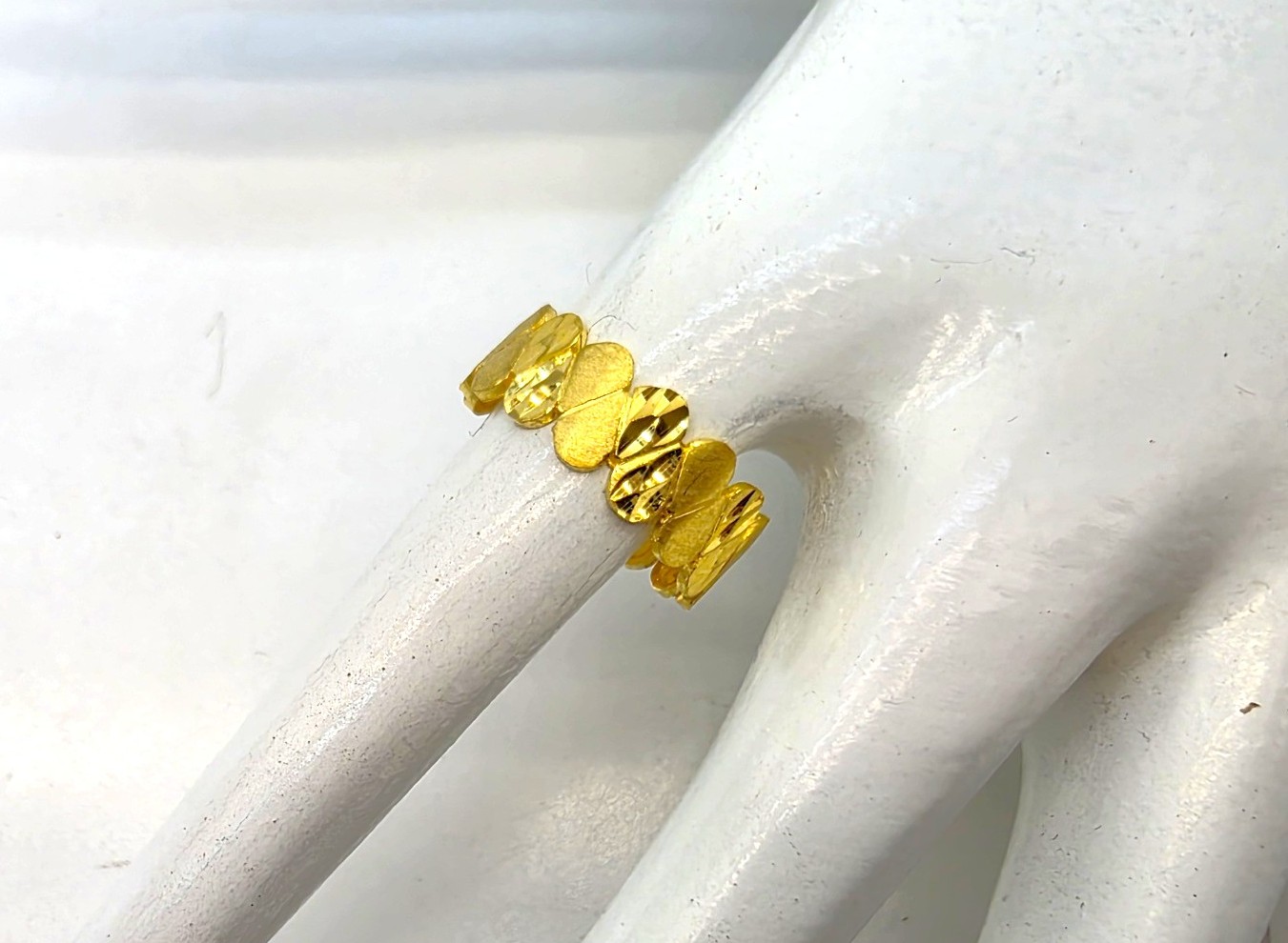 24K 순금 3.75g(1) 하프 매트 반지 이미지 8