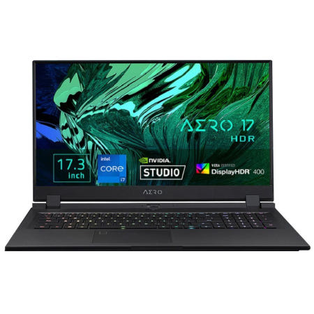 기가바이트 2021 AERO 17 코어i7 인텔 11세대 지포스 RTX 3070, 블랙, 1TB, 16GB, Free DOS, AERO 17 HDR XD