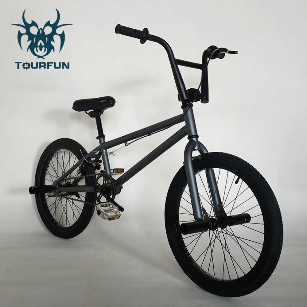 BMX 스턴트 자전거 묘기용 내구성 강화 경량 프레임 블랙/레드 - 상세 이미지 5