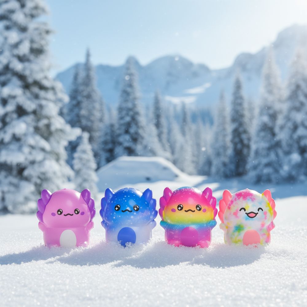 12종 세트 빌리네집 우파루팡말랑이 우파루파 스퀴시 말랑이 찐득볼 스트레스볼 - 상세 이미지 3