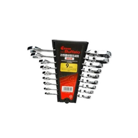 세신버팔로 라쳇렌치 75315 플렉시블 라쳇콤비렌치세트 수작업 깔깔이 9PCS