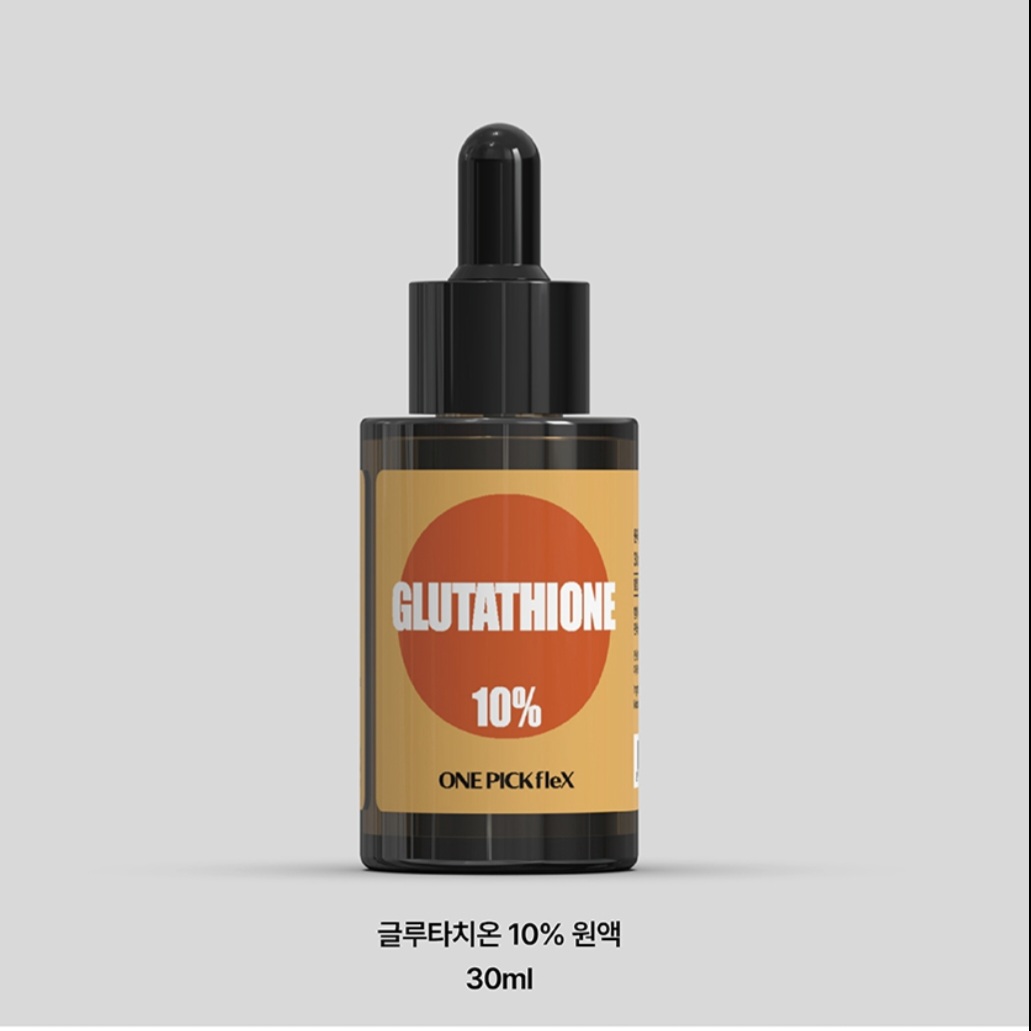 글루타치온원액 10% 30ml 원픽플렉스 항산화 브라이트닝 미백 비타민C 나이아신아마이드 - 상세 이미지 3