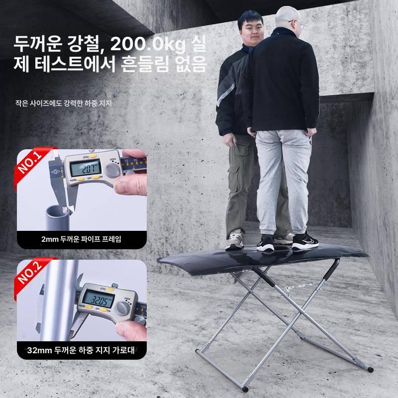 자동차 도색 거치대 정비소 작업용 받침대 본네트 스프레이 수리 페인팅 스탠드 플래그십 스프레이 랙 초강력하중 - 상세 이미지 2