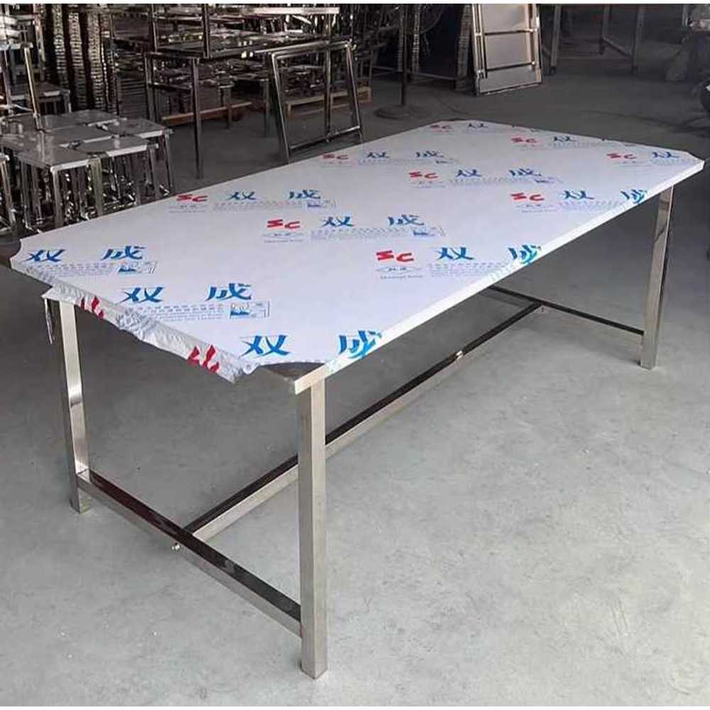 스테인레스 작업대 산업용 조립식 내식성 테이블 120x60cm 스틸 프레임 - 상세 이미지 2