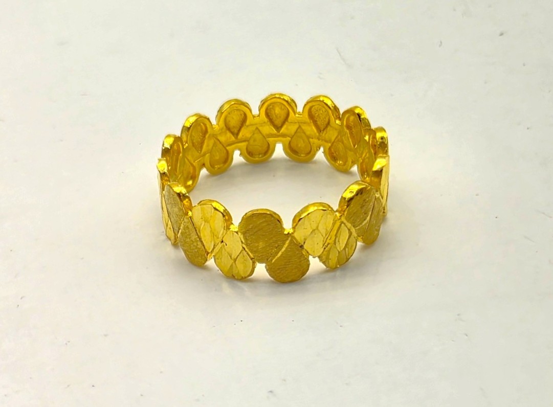 24K 순금 3.75g(1) 하프 매트 반지 - 상세 이미지 5