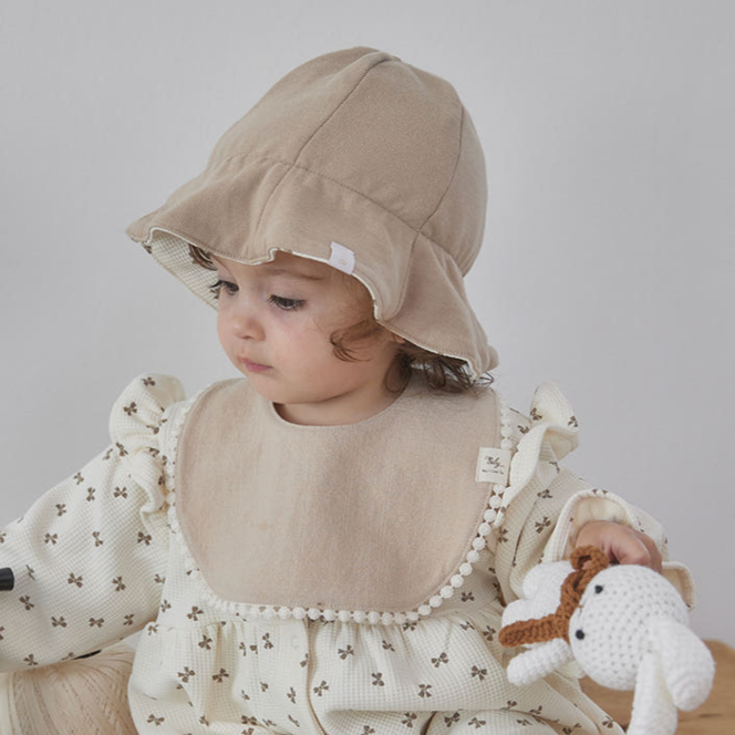 빌리 소프트 오가닉 아기 턱받이 신생아 빕 침받이 순면 베이직 기본템