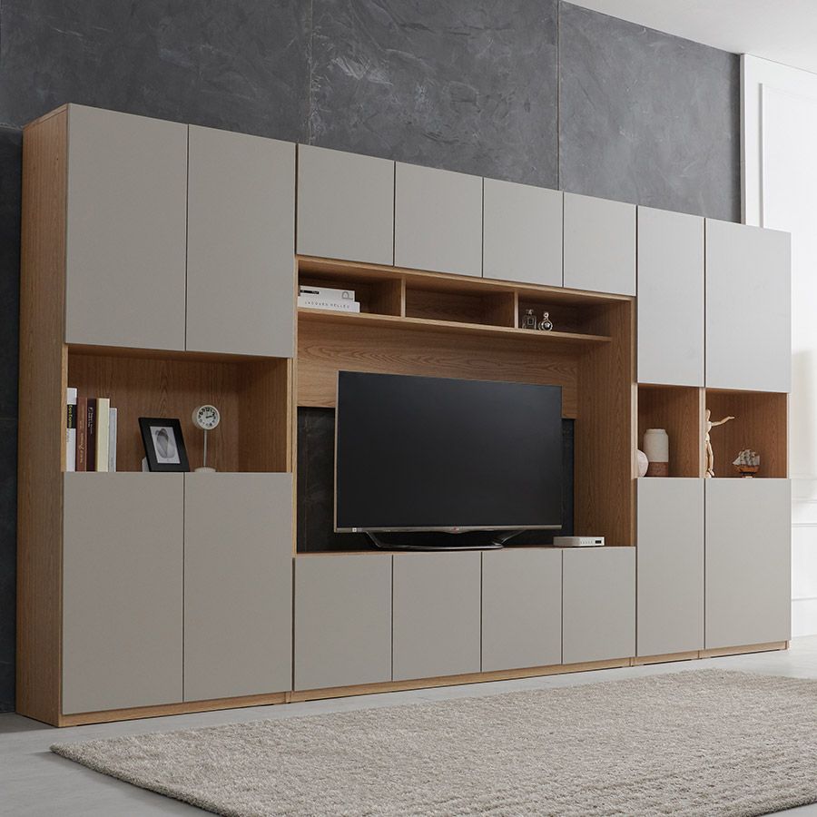 가구의서 안단테 다용도 TV 수납장 C세트 3370x420x2005mm