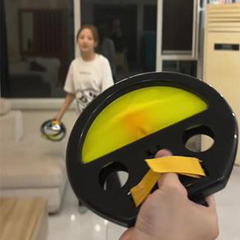 탄력 볼 성인 커플 운동 게임 실내외 놀이 블랙 1개 패들 2개 공 - 상세 이미지 3
