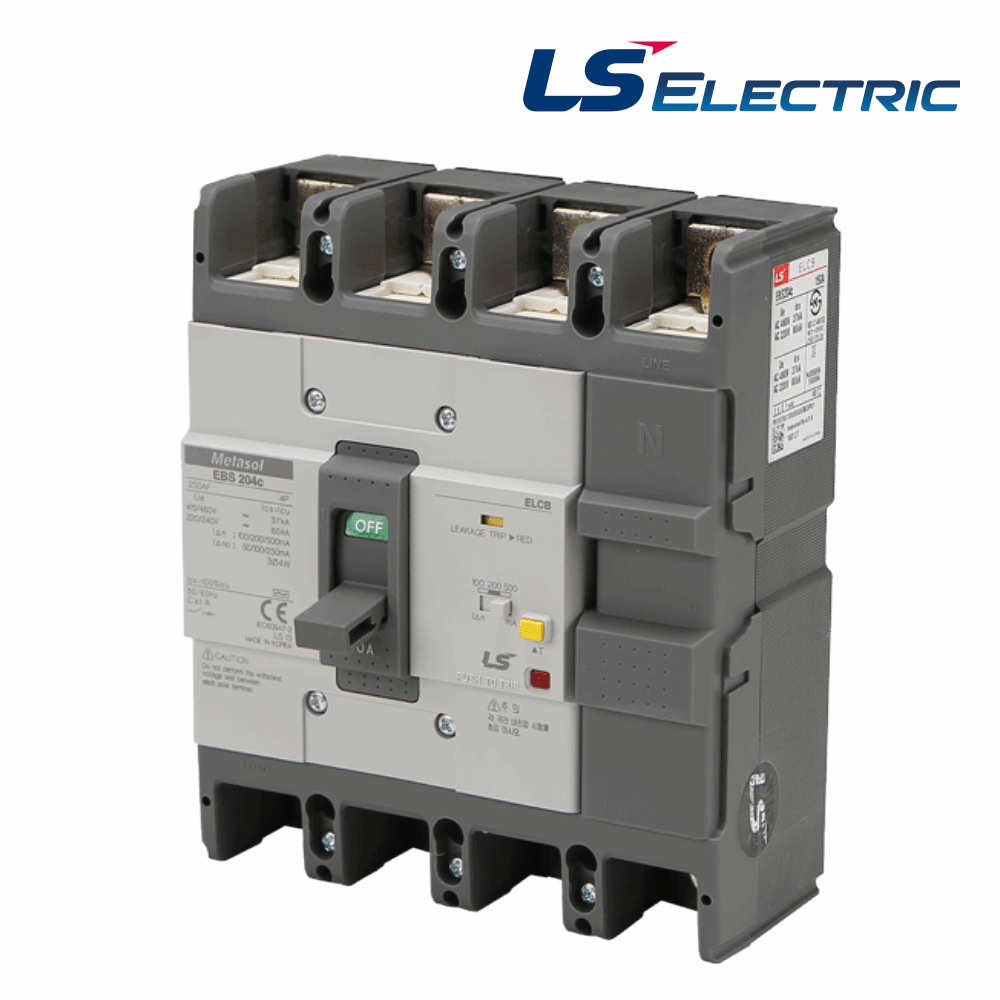 LS 산업용 ELCB 누전차단기 EBS 204C 4P 150A 85kA 분전함 LS일렉트릭 - 상품 이미지