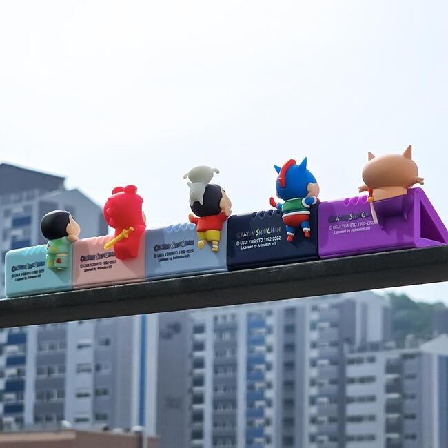 짱구 피규어 주차번호판 / 자동차 차량 전화 번호판 캐릭터 - 상세 이미지 3