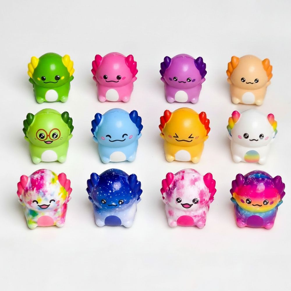 12종 세트 빌리네집 우파루팡말랑이 우파루파 스퀴시 말랑이 찐득볼 스트레스볼 - 상품 이미지