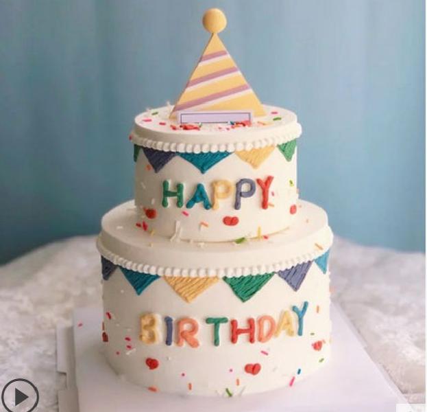 100일 케이크 모형 백일상 소품 백일 촬영 돌상 클레이케익 모형케익 생일 파티 용품 - 상세 이미지 2