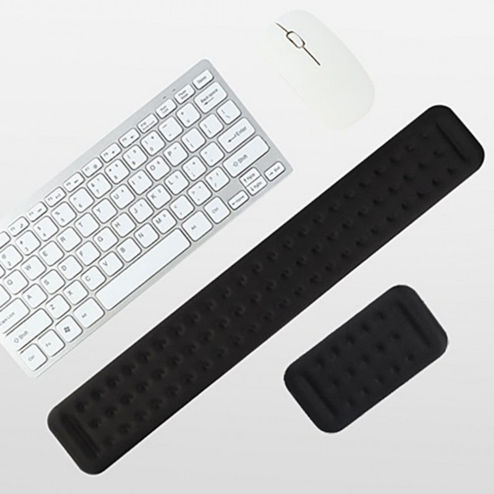 박대표마켓 메모리폼 마우스 손목받침대 키보드 팜레스트 세트 손목보호대 패드 - 상품 이미지