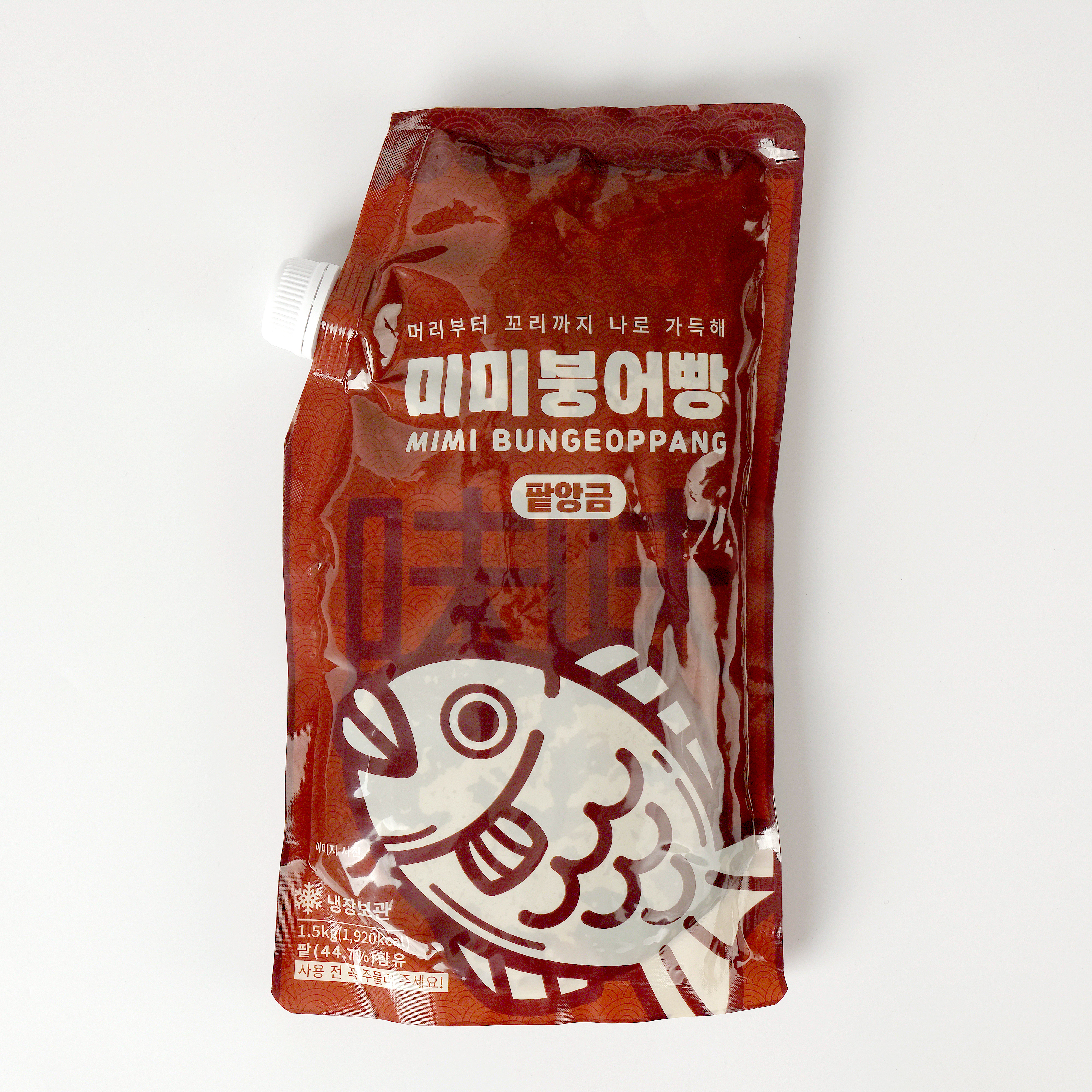 미미 붕어빵 반죽 가정용 2kg 팥앙금 슈크림 재료 믹스 잉어빵 세트 - 상세 이미지 3