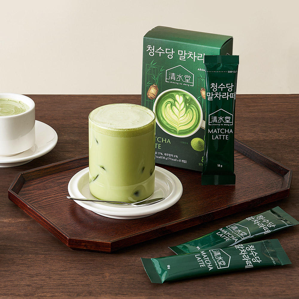 익선동 청수당 말차라떼 8입 - 상품 이미지