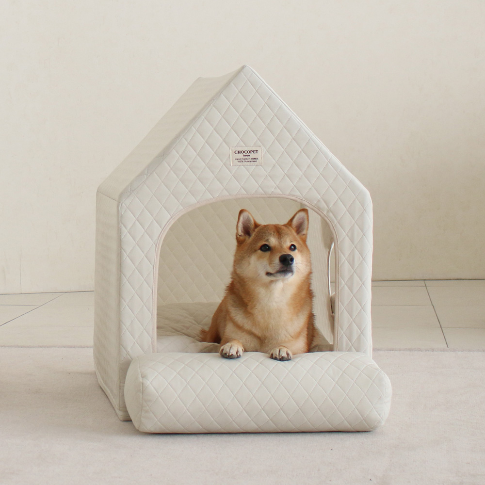 초코펫하우스 사계절 강아지집 에브리데이하우스 3.0 핑크, 대형