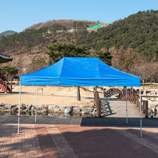 3X4.5 스틸 골조+지붕 그늘막 프리미엄 캐노피 천막 - 상품 이미지