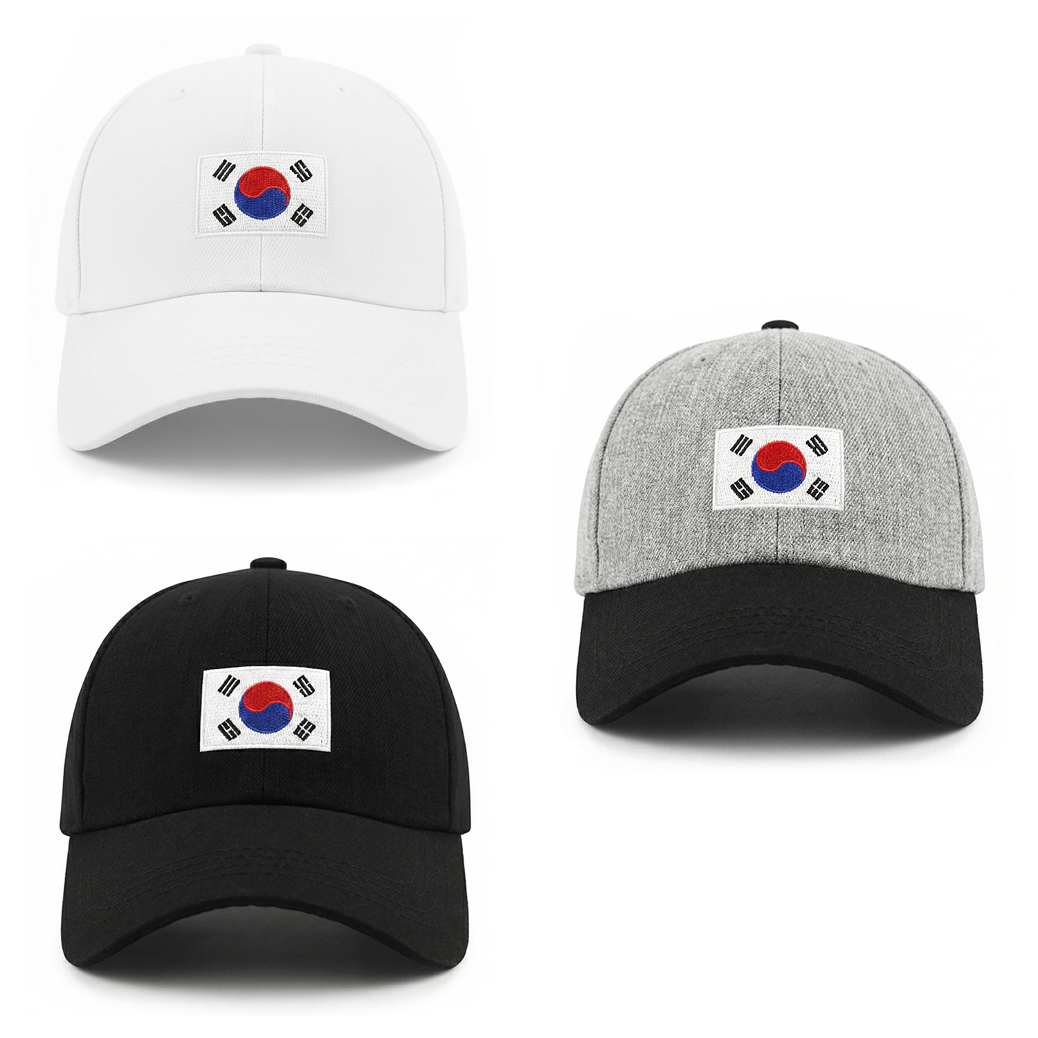 국내제작 태극기 볼캡 마라톤 동호회 캡모자 대한민국 단체모자 이미지 7