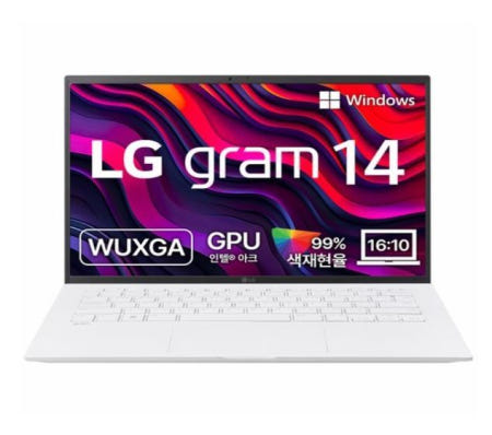 LG전자 2025 그램 AI 14 코어Ultra5, 에센스 화이트, 512GB, 16GB, WIN11 Home, 14Z90T-GA5HK