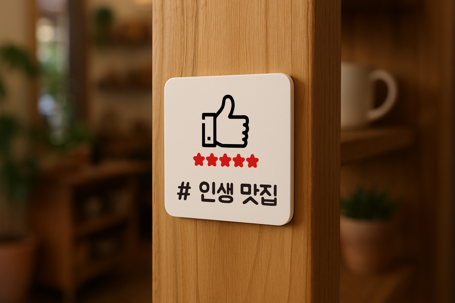 인생 맛집 표지판 안내판 표찰 안내 012 100x100 - 상세 이미지 3