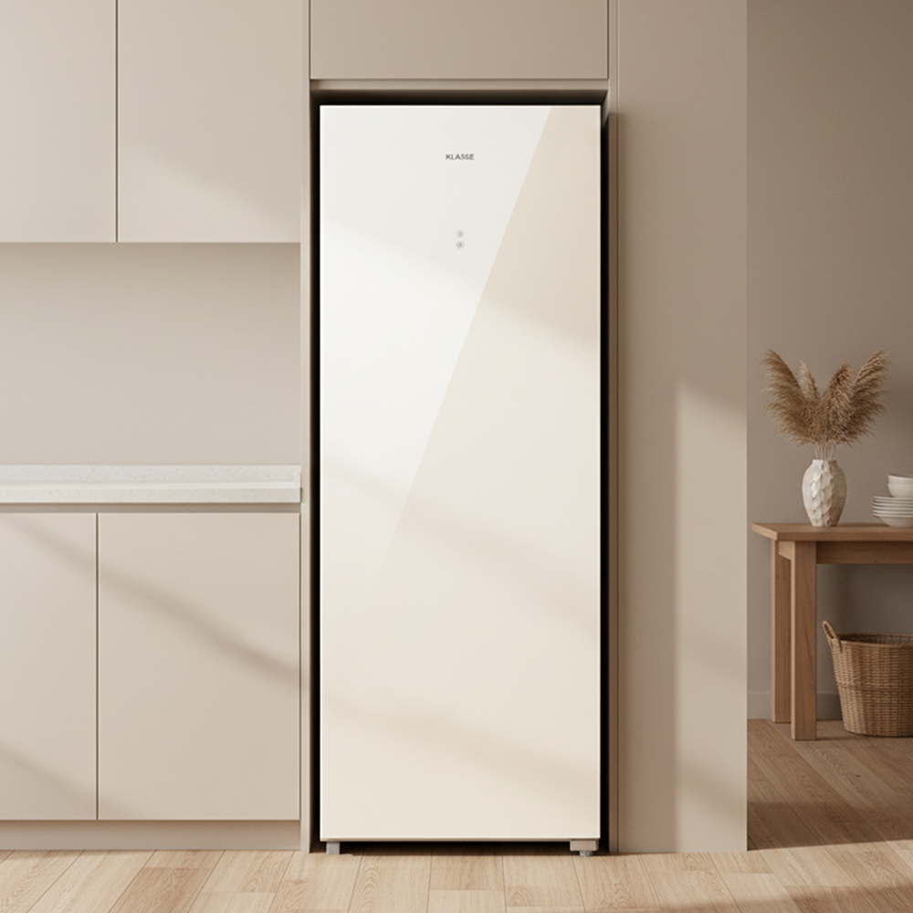 클라쎄 냉동고 236L 스탠드형 FUA923RSB4G(AK) 1도어 샤인베이지 간접냉각