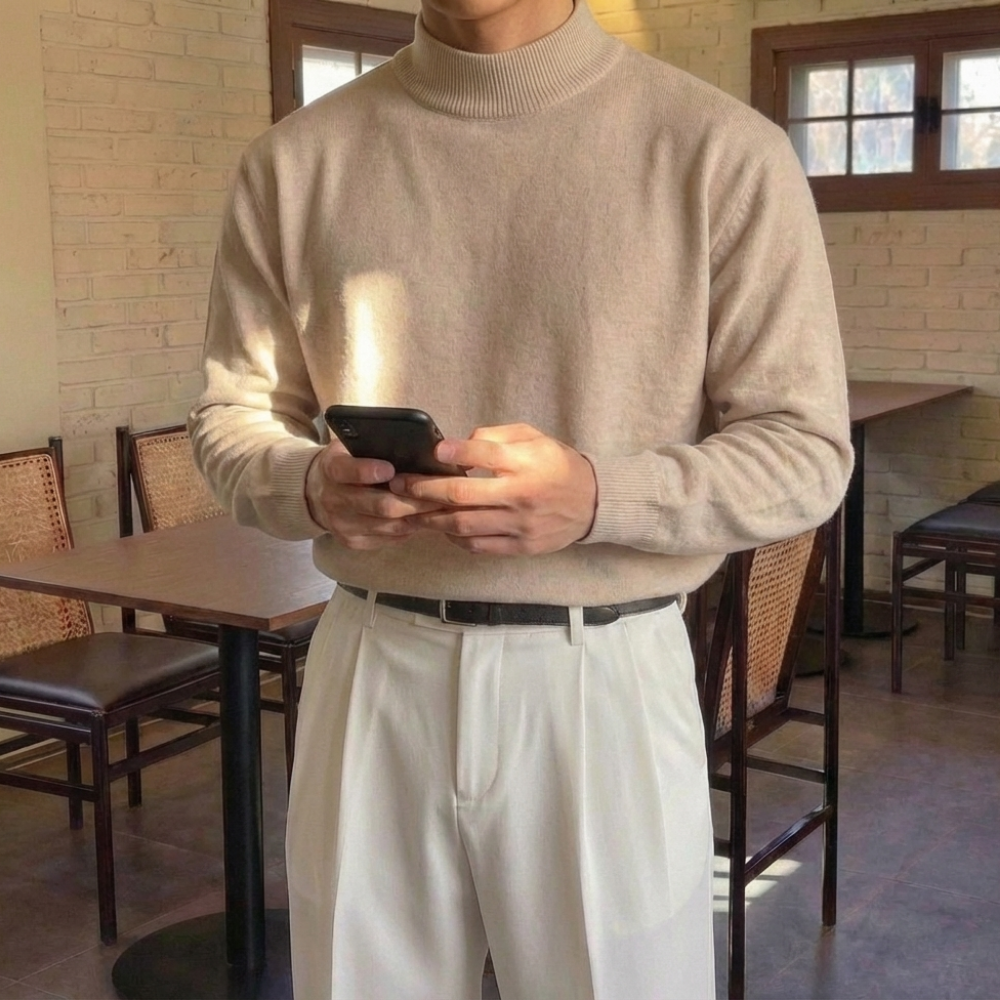 남자목폴라티 남자목티 반목폴라 - 상세 이미지 2