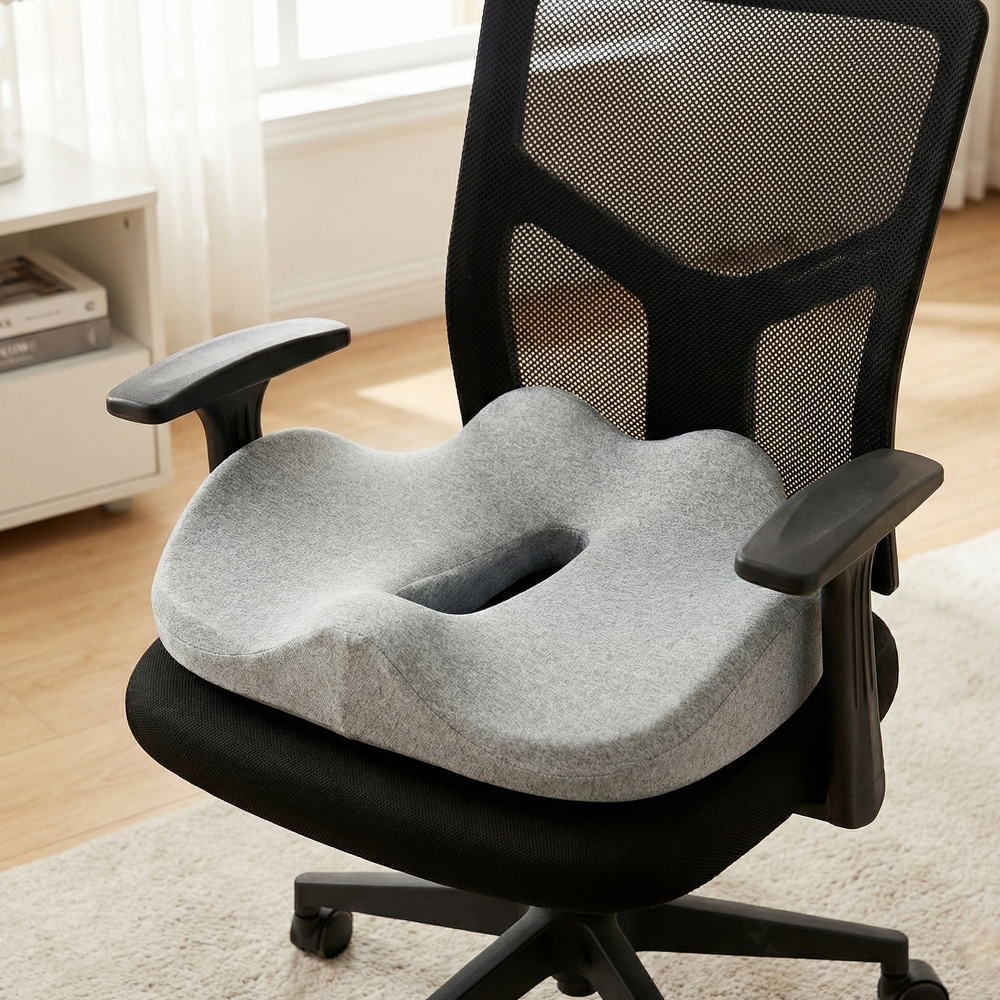 26년형 바른온 기능성 전기 온열 방석 자세교정 쿠션 사무실 엉덩이 USB 1인용 의자 제품 이미지