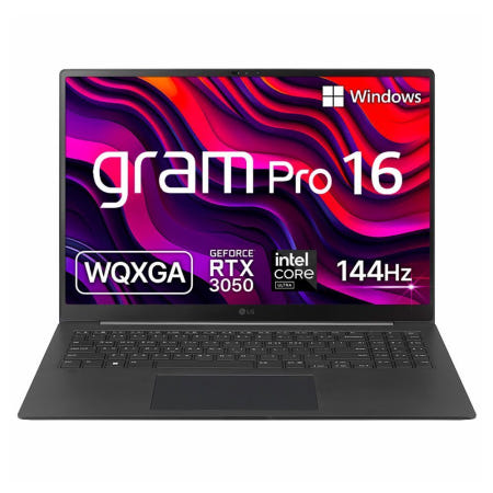 LG전자 LG전자 그램 Pro 16 코어 울트라7 RTX 3050, 옵시디안블랙, 512GB, 32GB, WIN11 Home, 16Z90SP-ED7BK