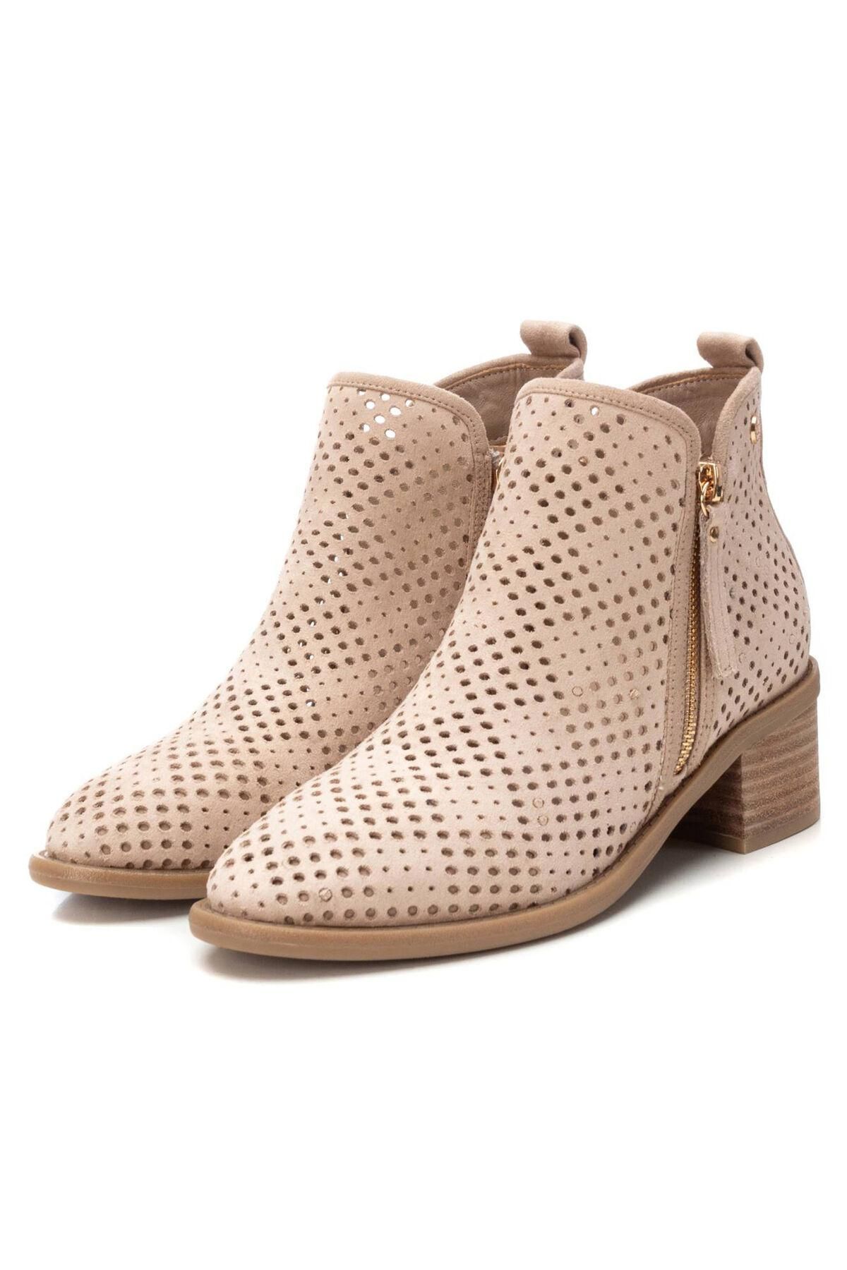 엑스티아이 베이지 펀칭 스웨이드 앵클부츠 9961245 BEIGE - 상세 이미지 5