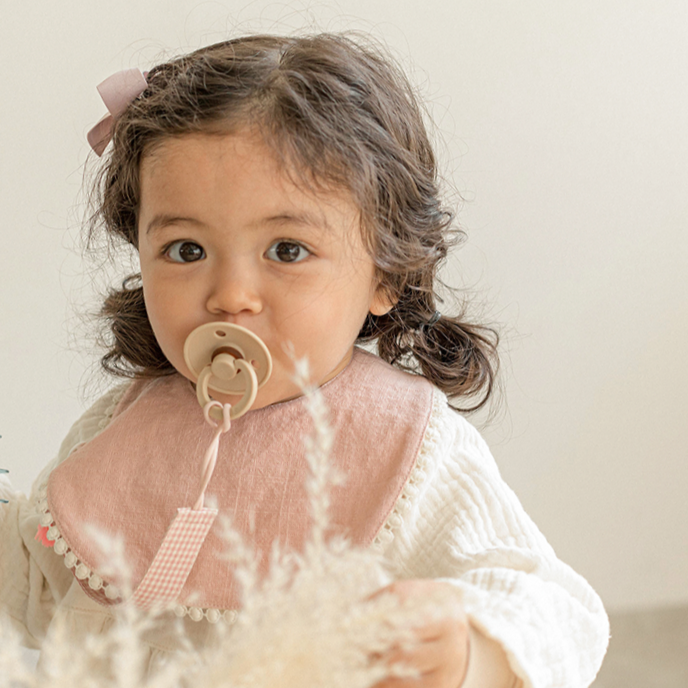빌리 소프트 오가닉 아기 턱받이 신생아 빕 침받이 순면 베이직 기본템