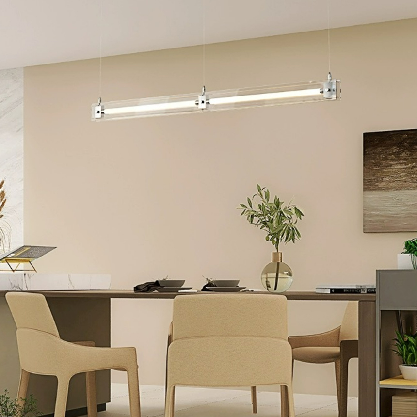 튜브 라인 벽 인테리어 식탁 등 조명 Tube Line Lamp 2단 160cm 이미지 6