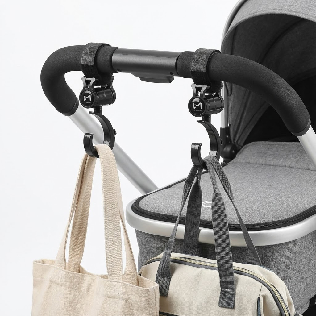 르메이어 프리미엄 벨크로 견고한 유모차 걸이 2ea