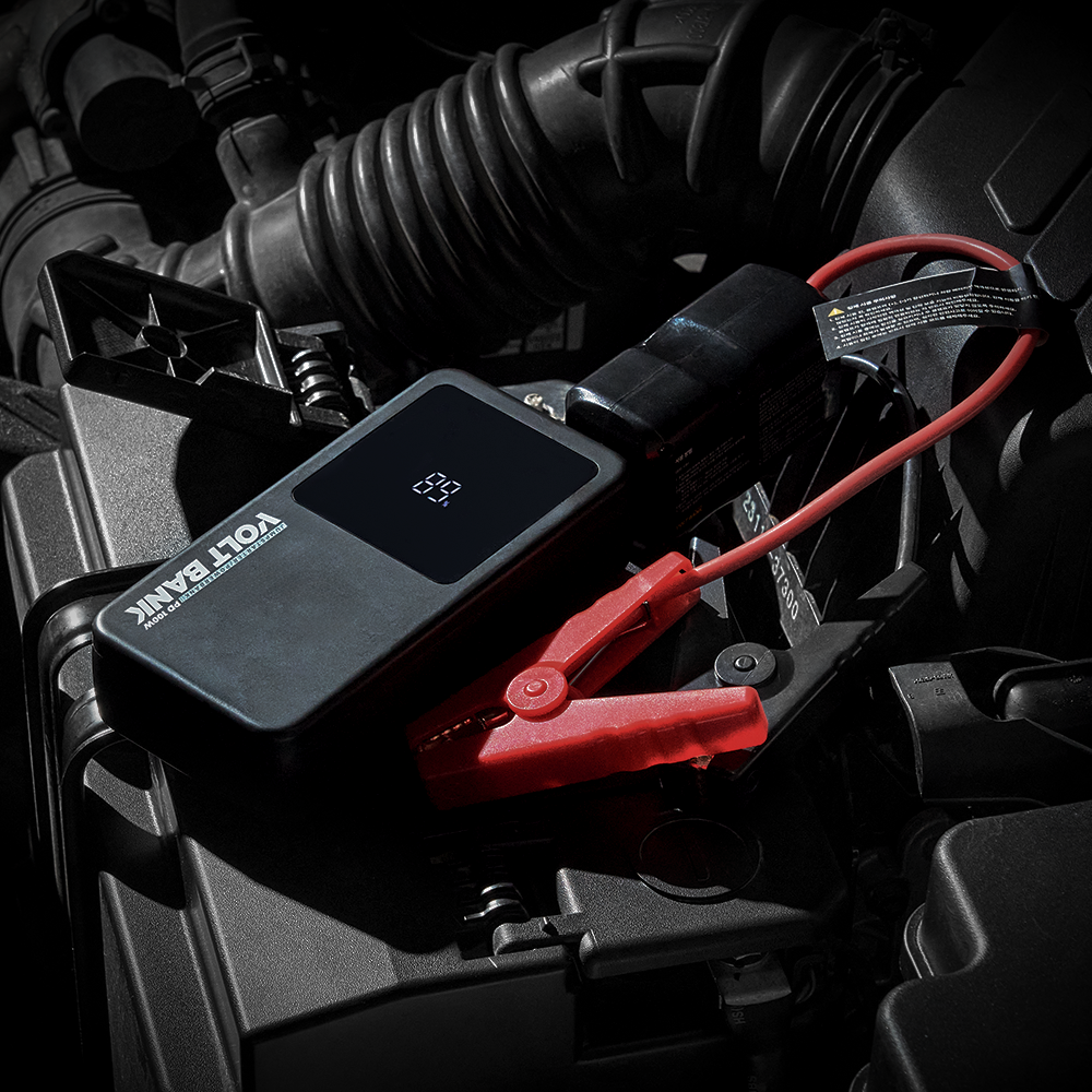 카플 자동차 스마트 점프스타터 오토바이 방전 보조배터리 배터리 충전기 볼트뱅크 100W