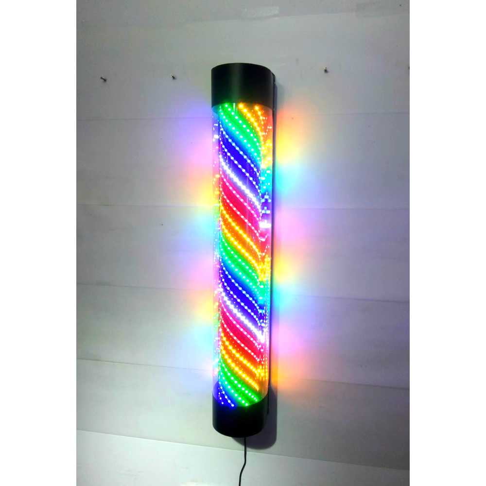 이발소 사인볼 LED 방수 색상 미장원 돌출 벽걸이 - 상세 이미지 2