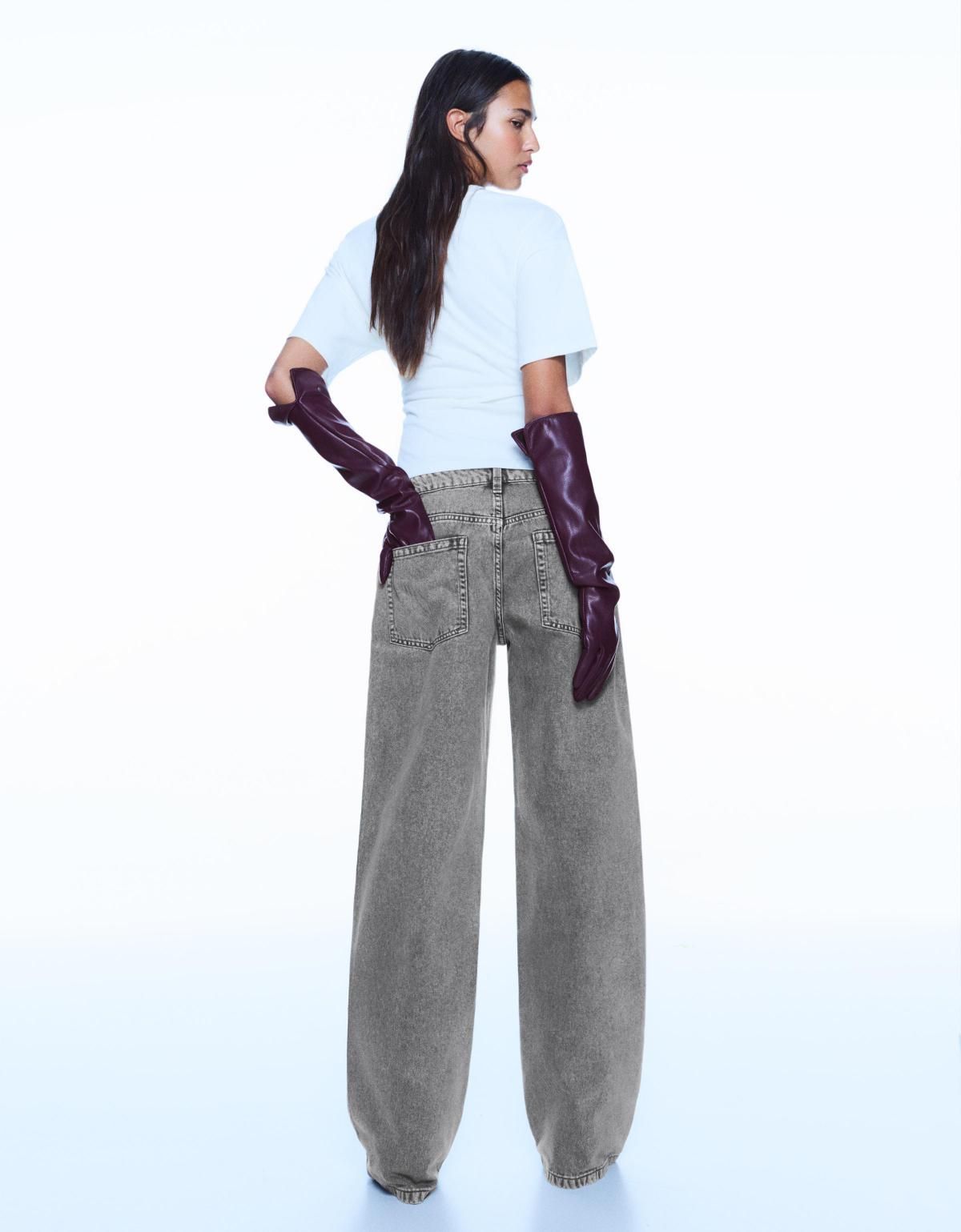 버쉬카 글리터 시퀸 와이드 배럴 팬츠 5156/335 DARK GREY - 상세 이미지 4