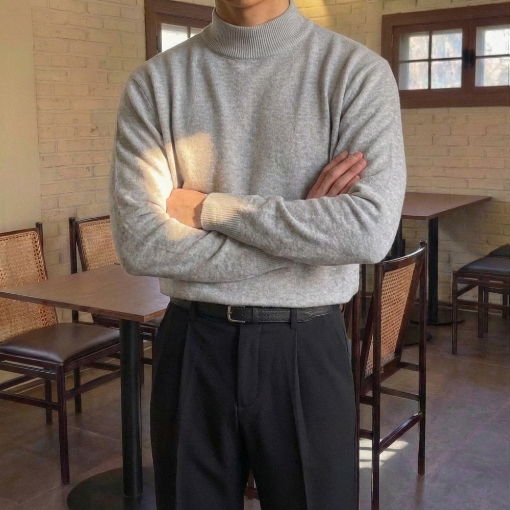 남자목폴라티 남자목티 반목폴라 - 상세 이미지 3