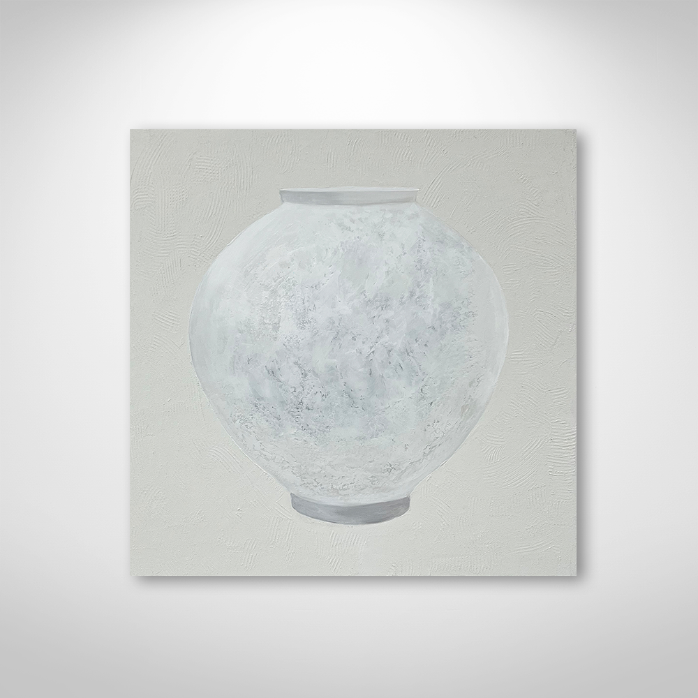 [Gallery Edition] 풍수액자 유화 달항아리그림 벽장식 인테리어소품