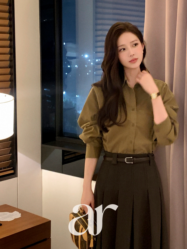 피치 기모 스탠다드 셔츠 bs8569 - 상세 이미지 3