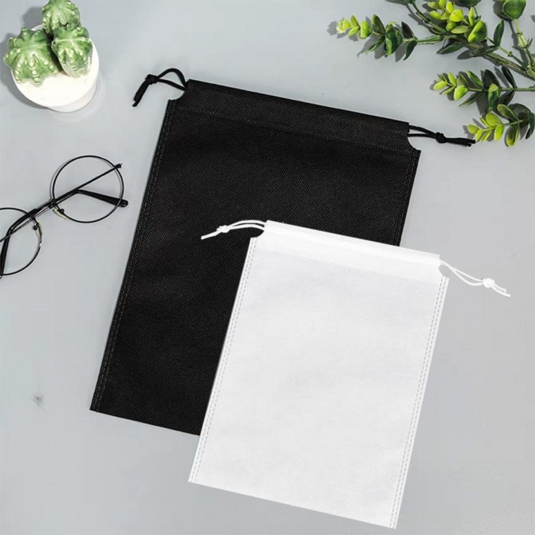 토토리빙 휴대용 가방 파우치 16x20cm 25x30cm 신발 의류 보관 주머니 여행용 더스트백 부직포 - 상품 이미지