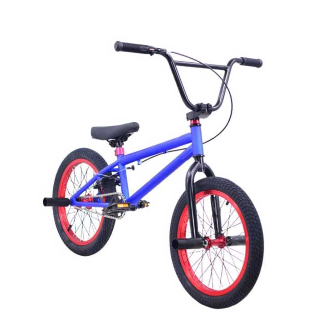 묘기 자전거 BMX 프리스타일 스턴트용 초경량 모델 퍼플 + 블랙 - 상품 이미지