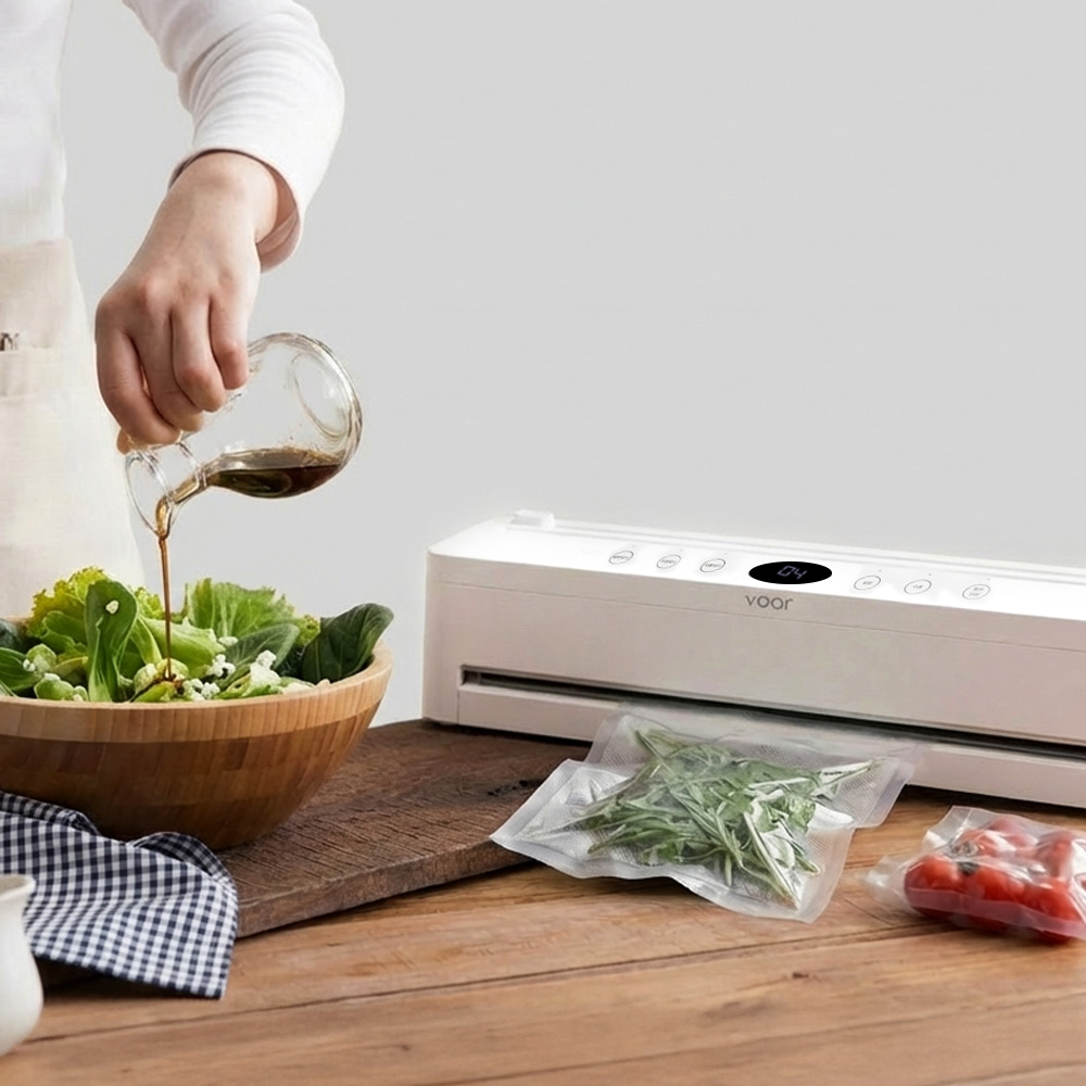 보아르 에이블비드 초강력 진공포장기 원터치 수비드 밀봉 음식 가정용 압축기 진공기