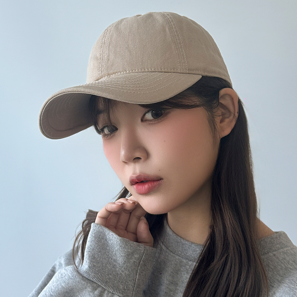 [26컬러] 내추럴 워싱 무지 볼캡 야구모자 단체 동아리 야구모자 맞춤 제작 - 상세 이미지 3