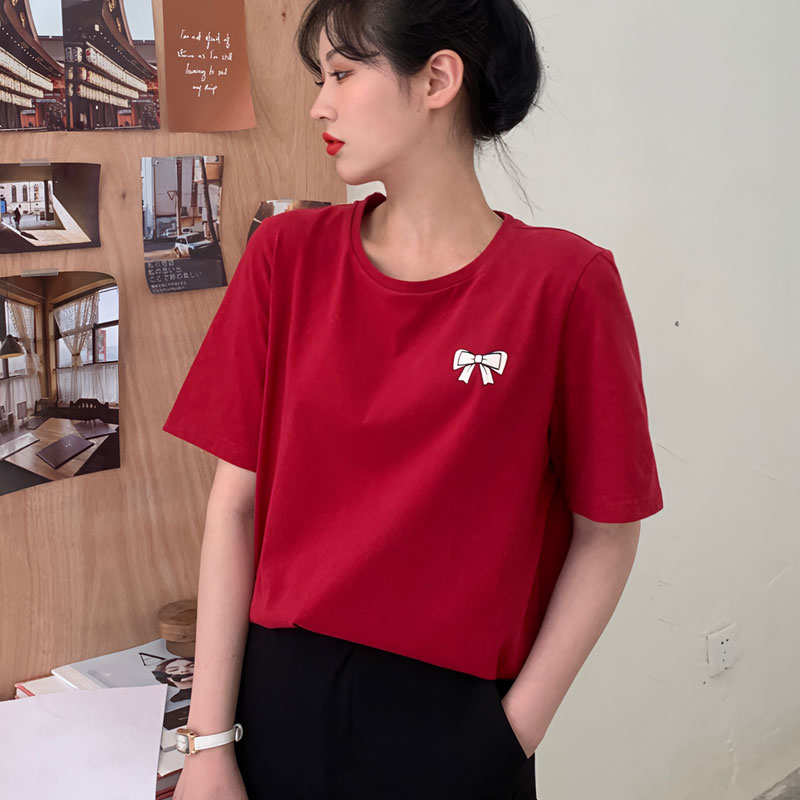 1+1 캐주얼 여성 박스티 5종 오버핏 반팔티 - 상세 이미지 3