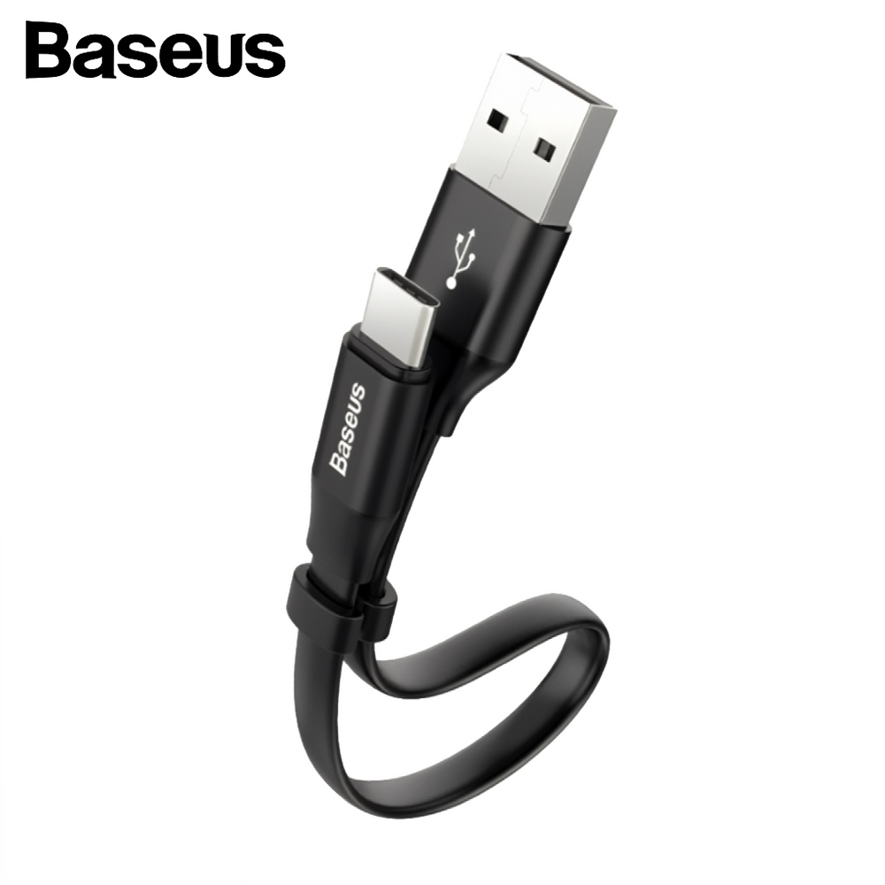 베이스어스 USB-C타입 숏케이블 23cm 고속충전 짧은 케이블 - 상품 이미지