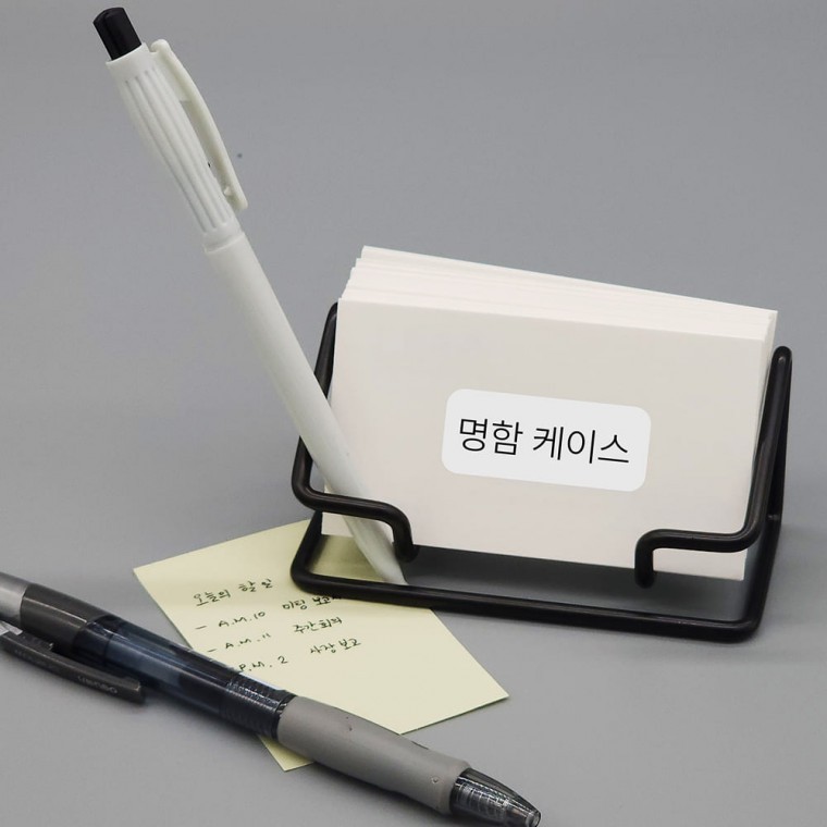 명함 카드 쿠폰 프레임 진열 꽂이 메탈 스탠드 케이스 - 상품 이미지