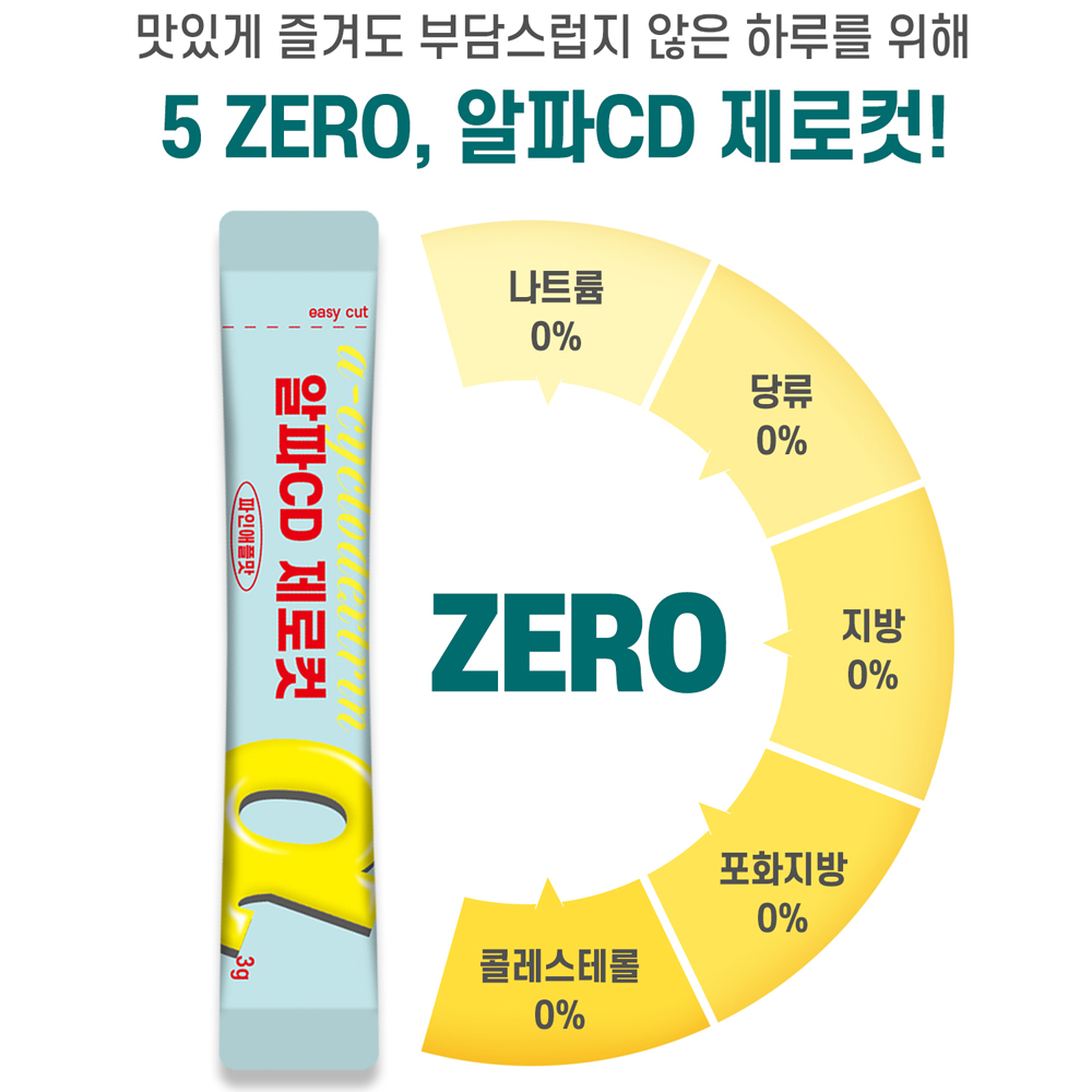 고함량 알파CD 분말 효능 알파시클로덱스트린 알파시디 알파씨디 파인애플맛 14포, 5개 - 상세 이미지 5