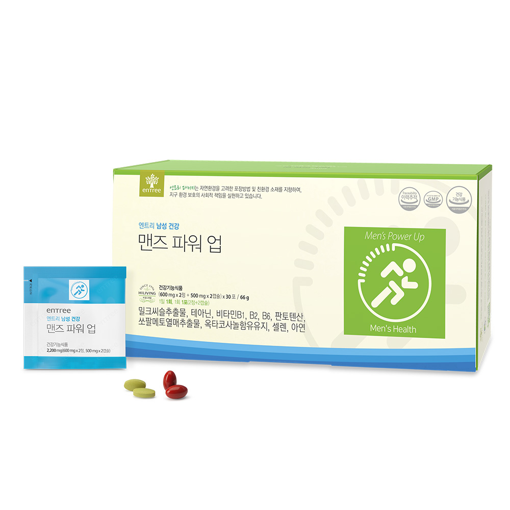 하이리빙 맨즈파워업 전립선 건강 남성 갱년기 하루1포 - 상품 이미지