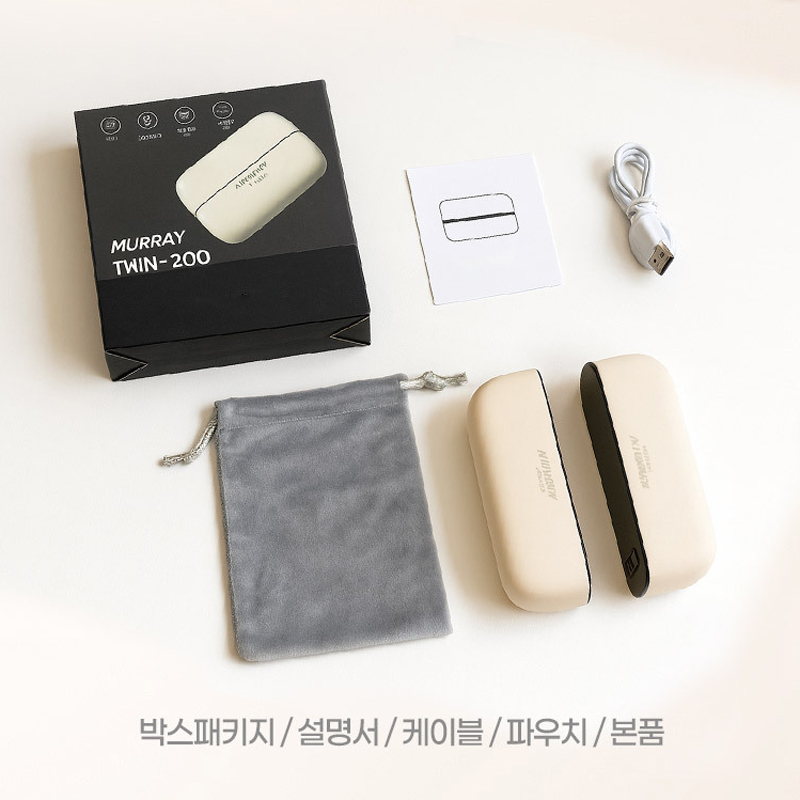 양손손난로 보조배터리 커플 자석 분리형 LED 3초발열 겨울 단체선물 판촉 이미지 6